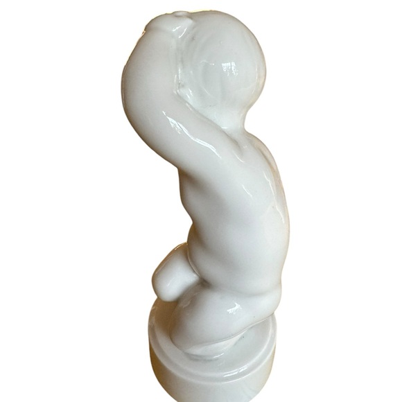 Vintage BG Denmark Porcelain Small Baby Boy Headache Porcelain Figurine. EC - Picture 2 of 5